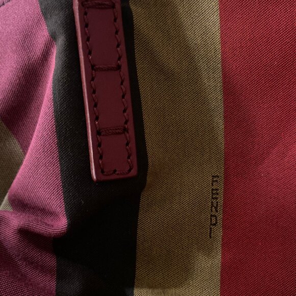 Fendi Pequin Multicolor Striped Tobacco Tote - Picture 6 of 11